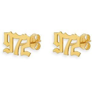 Boucles D'oreilles Or 375 972 13*8mm