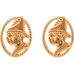 Boucles D'oreilles Plaqué Or Cayennaise 11*14mm