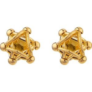 Boucles D'oreilles Or 750 Cyclone 10mm