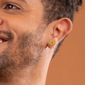 Boucles D'oreilles Or 750 Cyclone 10mm