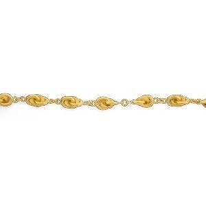 Bracelet Plaqué Or Maille Forçat 7mm 19.5  à 24cm