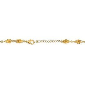 Bracelet Plaqué Or Maille Forçat 7mm 19.5  à 24cm
