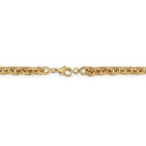 Bracelet Plaqué Or Maille Forçat 6mm 19cm