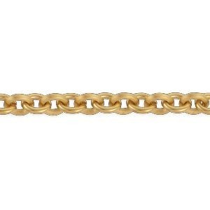 Bracelet Plaqué Or Maille Forçat Antillais 10mm 21cm