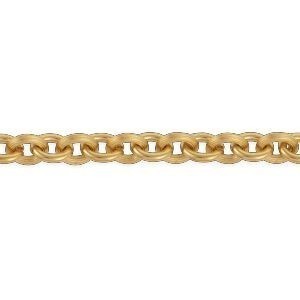 Bracelet Plaqué Or Maille Forçat Antillais 10mm 21cm