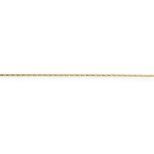Chaîne Cheville Plaqué Or 25  à 28cm Maille Diamantée 1.6mm