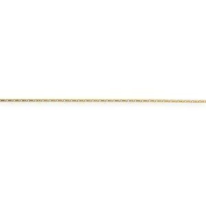 Chaîne Cheville Plaqué Or 25  à 28cm Maille Diamantée 1.6mm