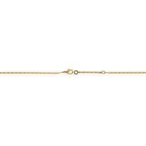 Chaîne Cheville Plaqué Or 25  à 28cm Maille Diamantée 1.6mm