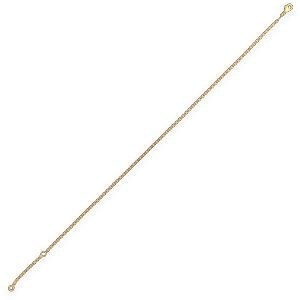 Chaîne Cheville Plaqué Or 25  à 28cm Diamantée 1.8mm