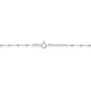 Chaîne Cheville Argent 925 1.3mm 23  à 25cm Boule 3.2mm