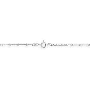 Chaîne Cheville Argent 925 1.3mm 23  à 25cm Boule 3.2mm