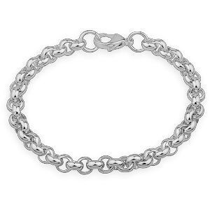 Bracelet Acier Fantaisie 7mm 22cm