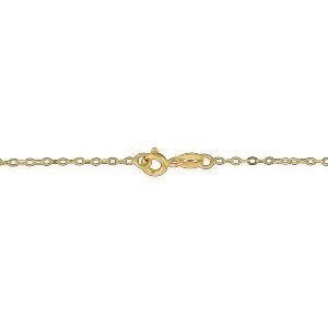 Bracelet Or 750 Nœuds Forçat Antillais 6*10mm 18cm