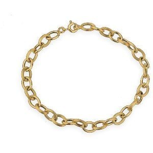 Bracelet Or 750 Maille Forçat Antillais 5mm 18cm