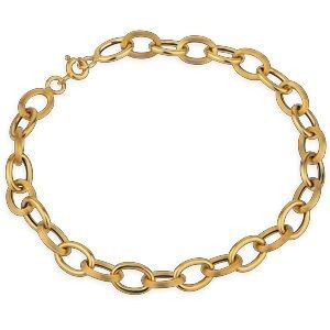 Bracelet Or 750 Maille Forçat Antillais 6mm 19cm