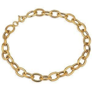 Bracelet Or 750 Maille Forçat Antillais 6mm 19cm