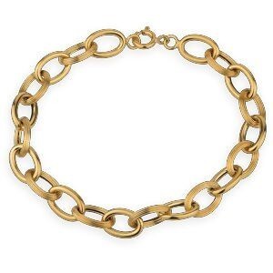 Bracelet Or 750 Maille Forçat Antillais 8mm 19cm