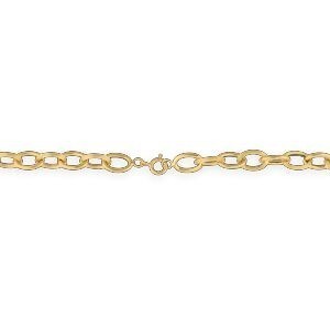 Bracelet Or 750 Maille Forçat Antillais 8mm 19cm