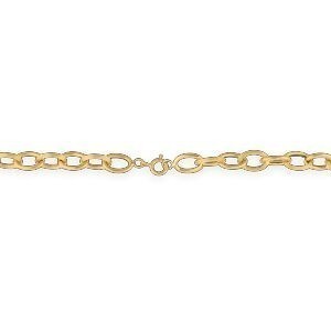 Bracelet Or 750 Maille Forçat Antillais 8mm 19cm