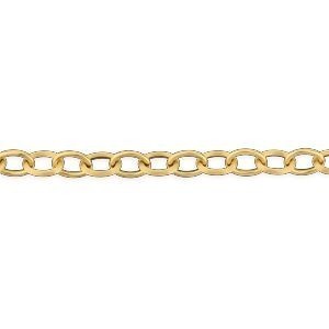 Bracelet Or 750 Maille Forçat Antillais 8mm 20cm