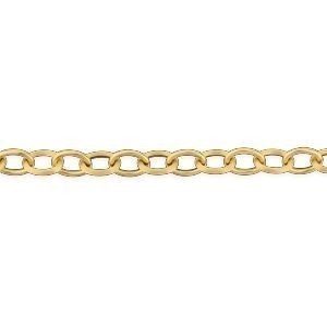 Bracelet Or 750 Maille Forçat Antillais 8mm 20cm