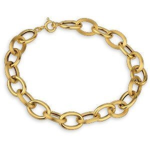 Bracelet Or 750 Maille Forçat Antillais 10mm 21cm