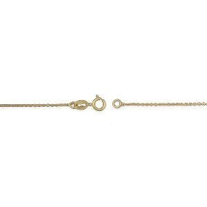 Bracelet Or 750 Nœuds Forçat Antillais 4*8mm 18cm