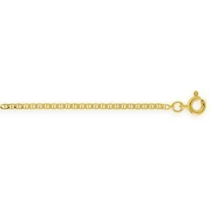 Bracelet Identité Or 375 Maille Marine 1.5mm Plaque 12  à 14cm