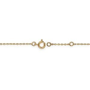 Bracelet Plaqué Or 1.2mm Cœur Ajouré 12mm 16  à 18cm
