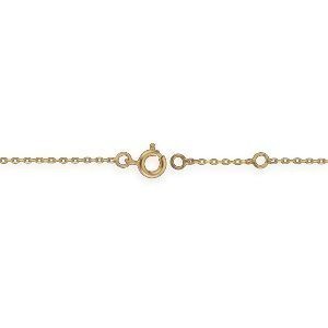 Bracelet Plaqué Or 1.2mm Cœur Ajouré 12mm 16  à 18cm