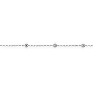 Bracelet Argent 925 1.2mm Boules 2.5mm 19cm