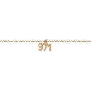 Chaîne Cheville Plaqué Or 23  à 25cm 1.6mm 971