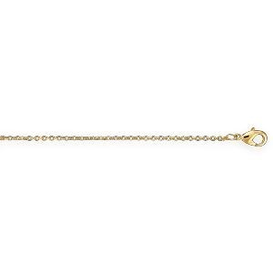 Bracelet Plaqué Or Motif Zirconium 8mm 16  à 18cm