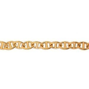 Bracelet Acier Jaune 21cm Maille Marine 16.5*11mm