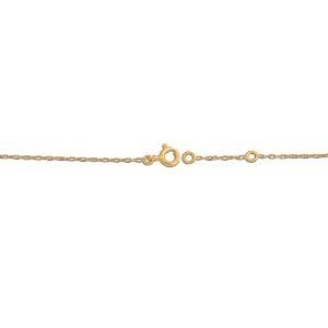 Bracelet Identité Or 375 Maille Forçat Diamanté 1mm Tortue Email Vert 14  à 16mm