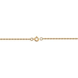 Bracelet Plaqué Or Cayennaise 11*14mm Cristal Grenat 4mm 20cm