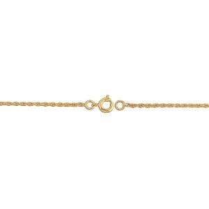 Bracelet Plaqué Or Noeud Forçat Antillais 6*12mm Cristal Grenat 6mm 18  à 20cm