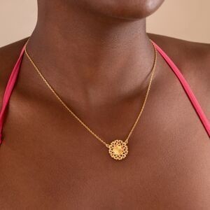 Collier Plaqué Or 2.2mm Chapeau 23.7mm 45cm