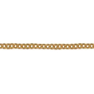 Collier Plaqué Or 2.2mm Ka 20*30mm 45cm