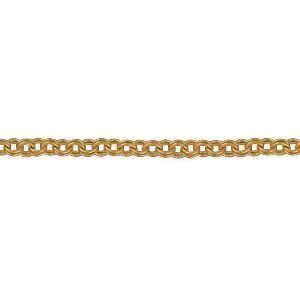Collier Plaqué Or 2.2mm Ka 20*30mm 45cm