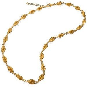 Collier Plaqué Or Noeud Forçat Antillais 7mm 50  à 55cm