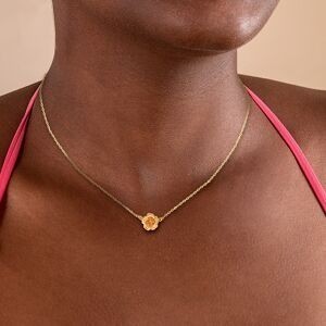 Collier Plaqué Or 2.2mm Rose 17mm 46.5cm
