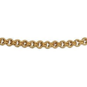Collier Plaqué Or Maille Gros Sirop 8mm 70cm