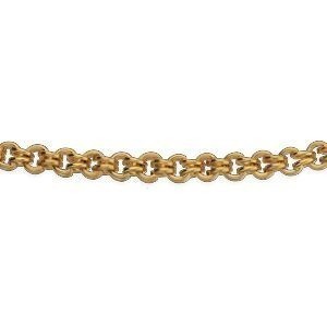 Collier Plaqué Or Maille Gros Sirop 8mm 70cm