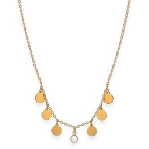 Collier Acier Breloques Zirconium 4mm 45  à 51cm