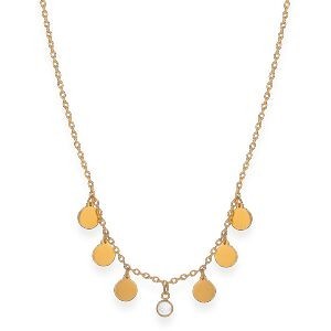 Collier Acier Breloques Zirconium 4mm 45  à 51cm