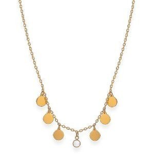Collier Acier Breloques Zirconium 4mm 45  à 51cm