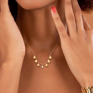Collier Acier Breloques Zirconium 4mm 45  à 51cm