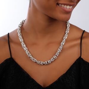 Collier Acier Maille Royale 9mm 50cm