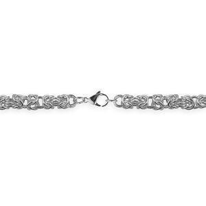 Collier Acier Maille Royale 9mm 50cm